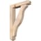 Ekena Millwork Funston Arts and Crafts Smooth Bracket w/ Offset Brace, Douglas Fir, 5 1/2"W x 26"D x 38"H BKT0604X26X38FST03SDF - alternate 1
